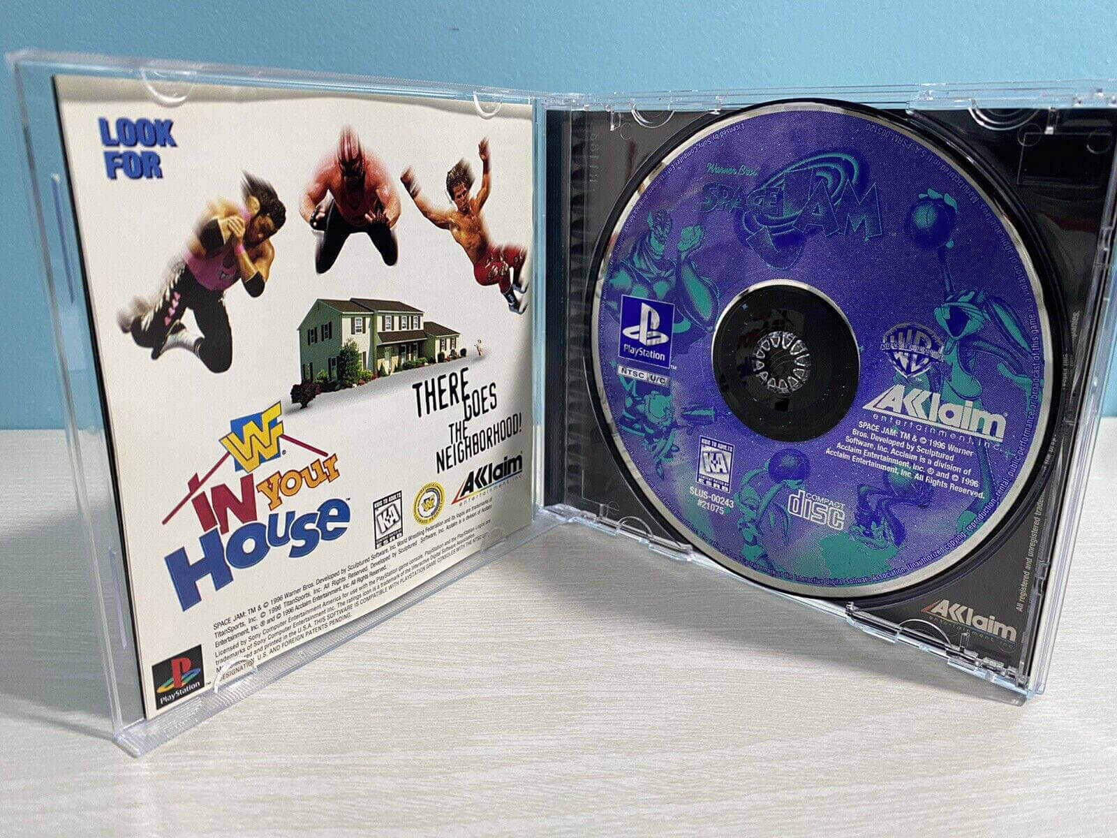 Лицензионный диск Space Jam для PlayStation